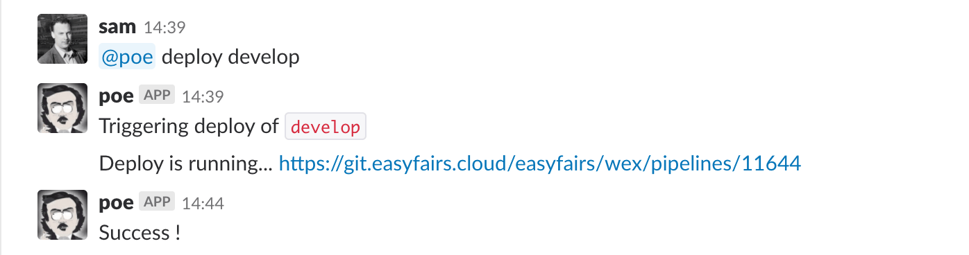 Slack screenshot
